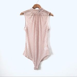 Sheer Polka Dot Bodysuit